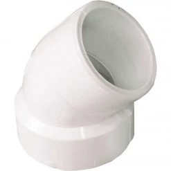 IPEX Canplas 1-1/2 In. Schedule 40 45 Deg. DWV PVC Street Elbow (1/8 Bend)