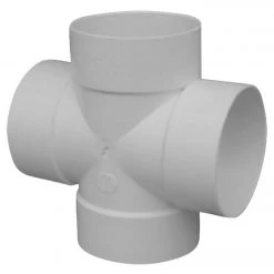 IPEX Sewer And Drain 4 In. Solvent Weld PVC Cross