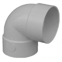 IPEX Canplas 4 In. SDR 35 90 Deg. PVC Sewer And Drain Short Turn Elbow (1/4 Bend)