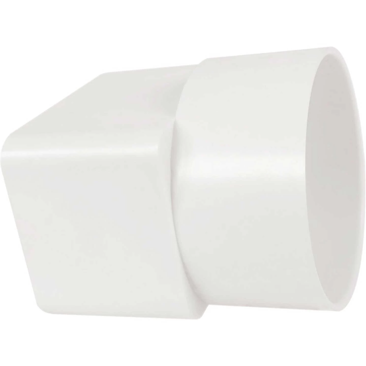 IPEX Canplas 2 In. X 3 In. X 3 In. White Styrene Downspout Adapter 3 IPEX Canplas 2 In. X 3 In. X 3 In. White Styrene Downspout Adapter