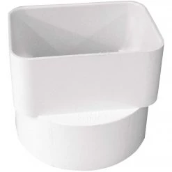 IPEX Canplas 3 In. X 4 In. X 4 In. PVC Downspout Adapter