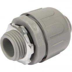 IPEX Kwikflex 3/4 In. Straight PVC Screw-On Coupling Liquid Tight Fitting