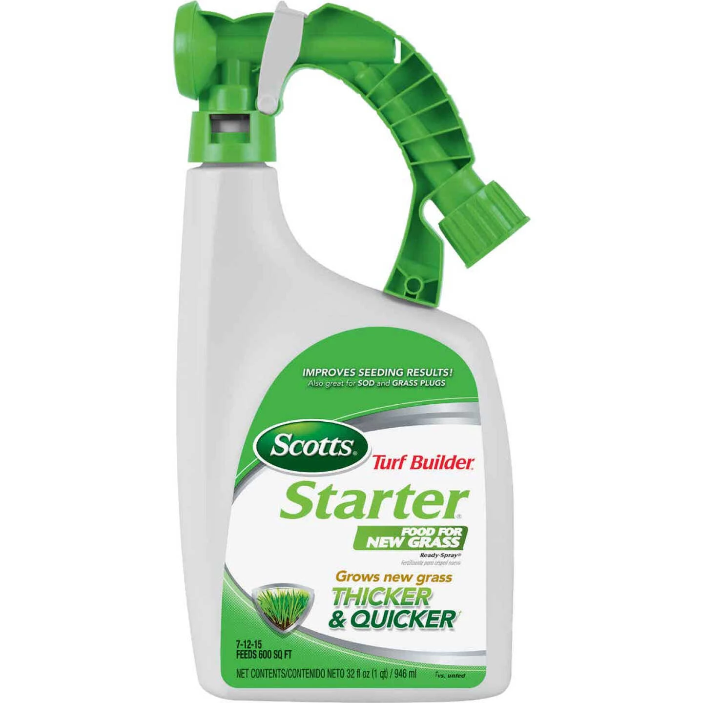 Scotts Turf Builder 32 Oz. 600 Sq. Ft. 7-12-15 Liquid Starter Fertilizer 3 Scotts Turf Builder 32 Oz. 600 Sq. Ft. 7-12-15 Liquid Starter Fertilizer
