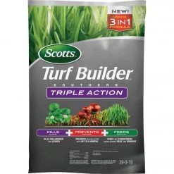 Scotts Turf Builder Southern Triple Action 26.84 Lb. 8000 Sq. Ft. Lawn Fertilizer With Weed Killer