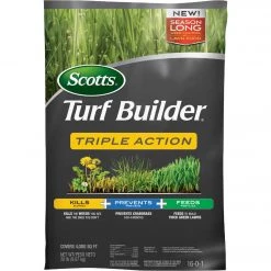 Scotts Turf Builder Triple Action 50 Lb. 10,000 Sq. Ft. Lawn Fertilizer With Weed Killer
