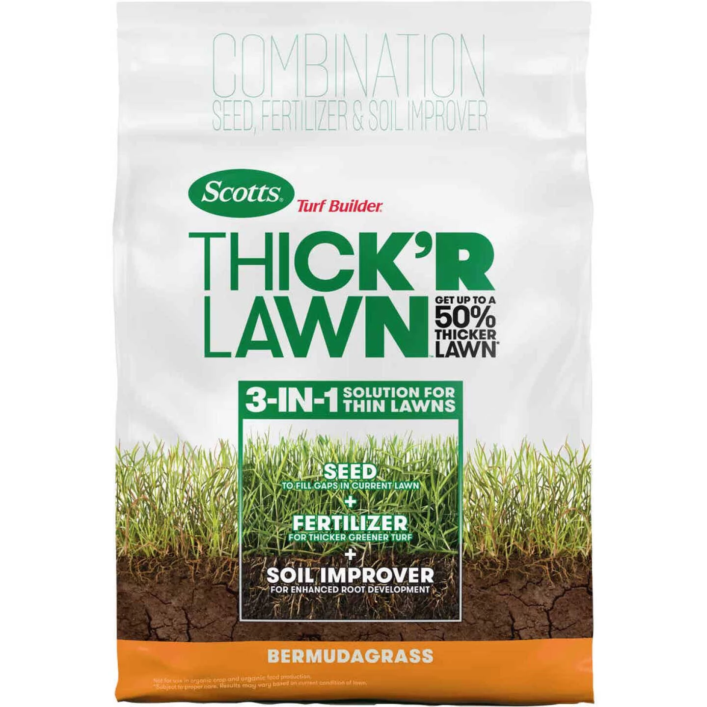 Scotts Turf Builder Thick'R Lawn 12 Lb. Bermuda Grass Patch & Repair 3 Scotts Turf Builder Thick'R Lawn 12 Lb. Bermuda Grass Patch & Repair