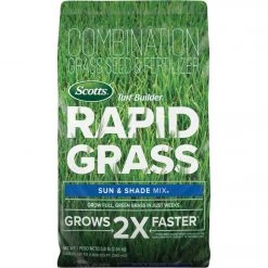 Scotts Turf Builder Rapid Grass 16 Lb. Sun & Shade Mix Seed & Fertilizer Combination