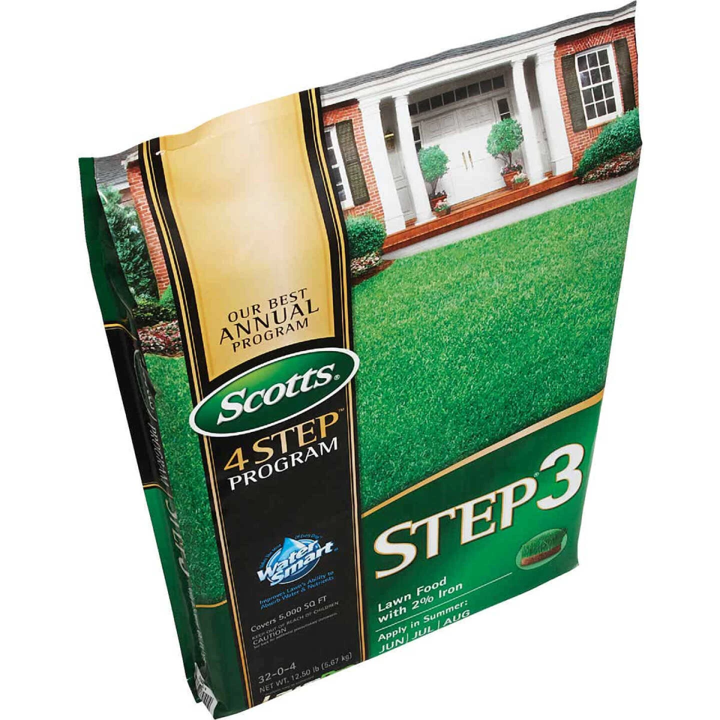 Scotts 4-Step Program Step 3 12.60 Lb. 5000 Sq. Ft. 32-0-4 Lawn Fertilizer With 2% Iron 9 Scotts 4-Step Program Step 3 12.60 Lb. 5000 Sq. Ft. 32-0-4 Lawn Fertilizer With 2% Iron - Image 7