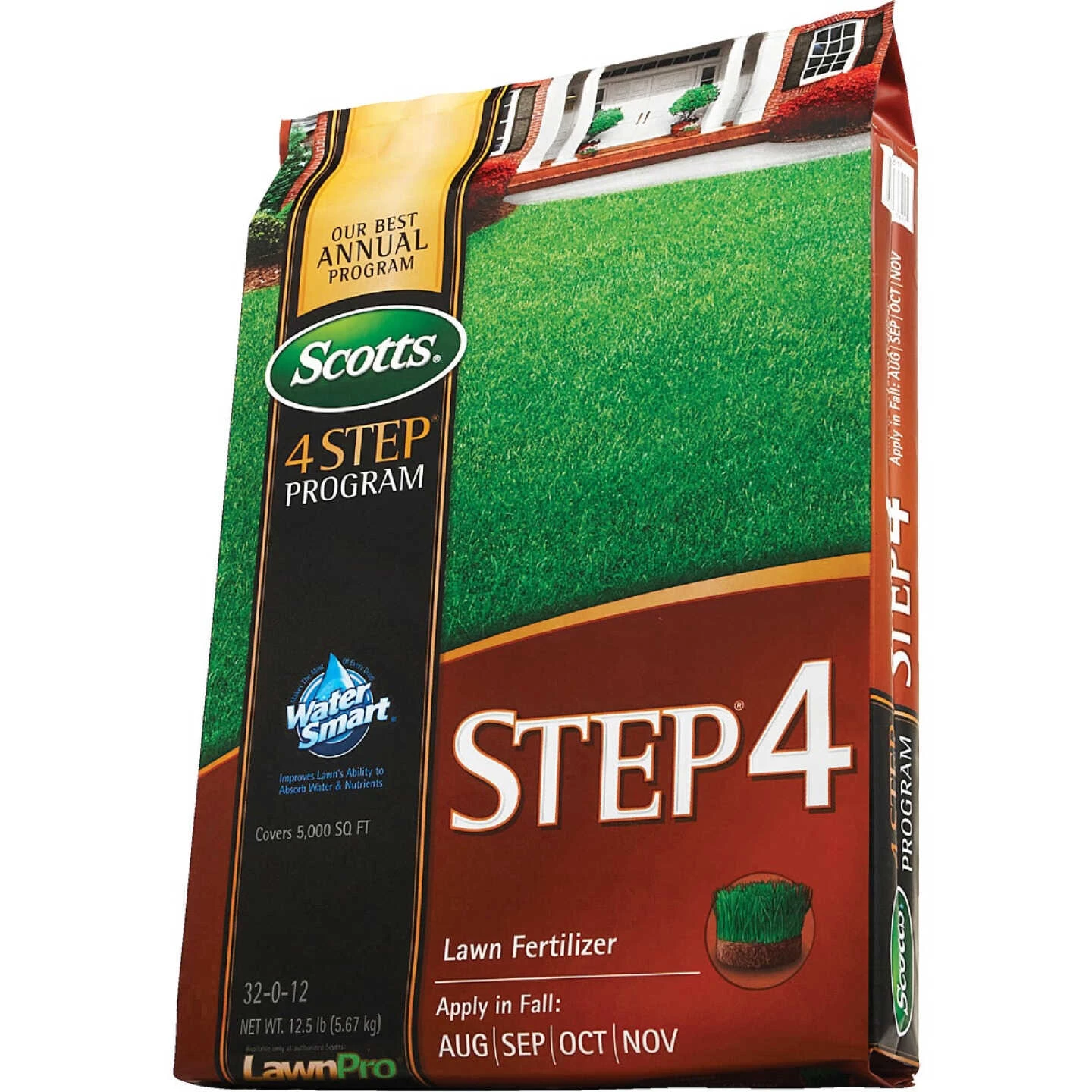 Scotts 4-Step Program Step 4 12.50 Lb. 5000 Sq. Ft. 32-0-12 Fall Lawn Fertilizer 8 Scotts 4-Step Program Step 4 12.50 Lb. 5000 Sq. Ft. 32-0-12 Fall Lawn Fertilizer - Image 6