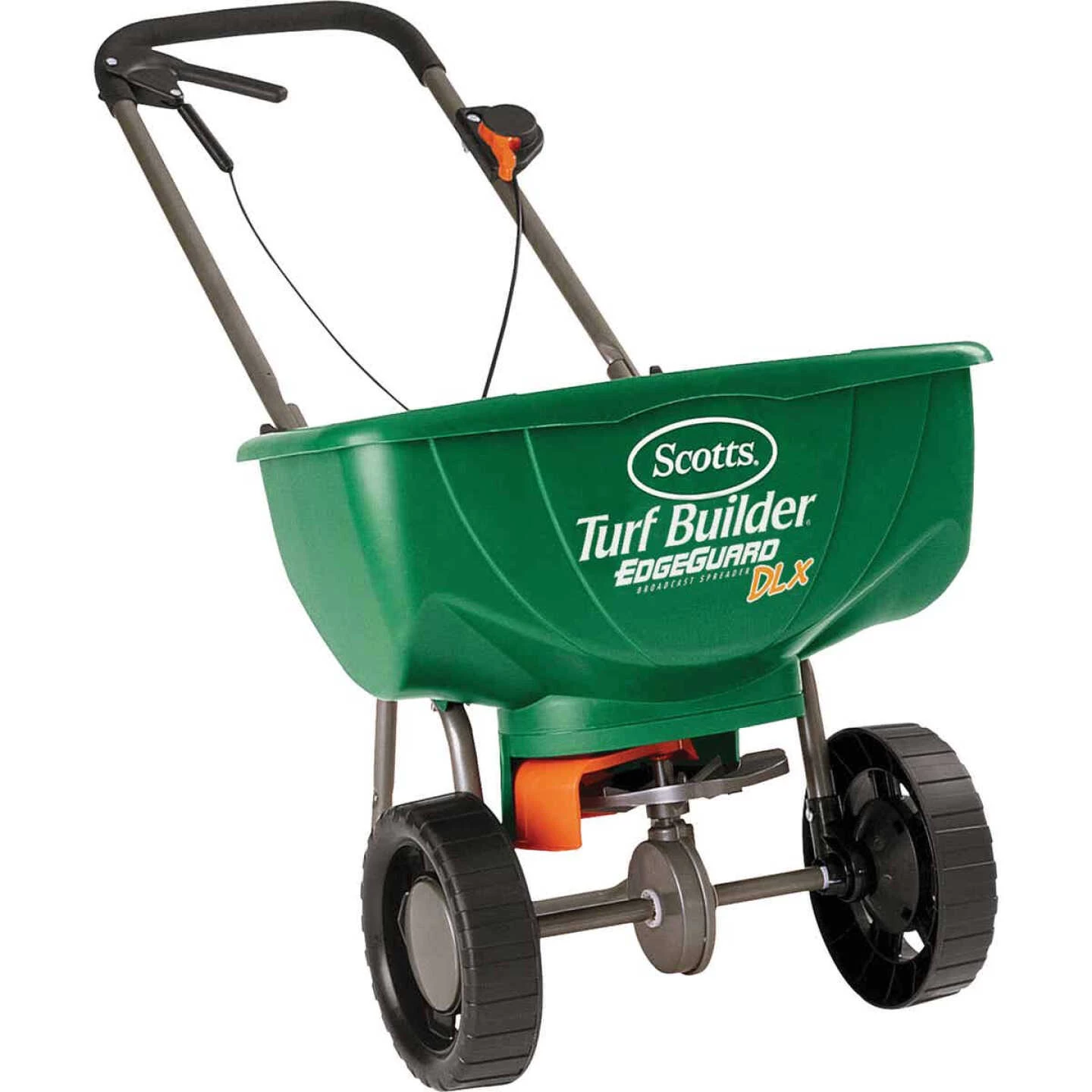 Scotts Turf Builder EdgeGuard DLX Broadcast Fertilizer Spreader 3 Scotts Turf Builder EdgeGuard DLX Broadcast Fertilizer Spreader