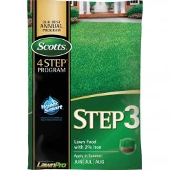 Scotts 4-Step Program Step 3 37.70 Lb. 15,000 Sq. Ft. 32-0-4 Lawn Fertilizer With 2% Iron