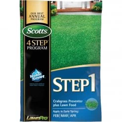 Scotts 4-Step Program Step 1 40.28 Lb. 15,000 Sq. Ft. 28-0-7 Lawn Fertilizer With Crabgrass Preventer