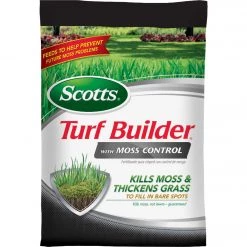 Scotts Turf Builder With Moss Control 25 Lb. 5000 Sq. Ft. 23-0-3 Lawn Fertilizer