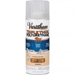 Varathane Triple Thick Matte Clear Spray Polyurethane, 11.25 Oz.