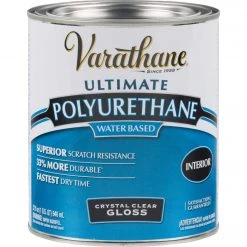 Varathane Gloss No Odor Water Based Interior Polyurethane, 1 Qt.