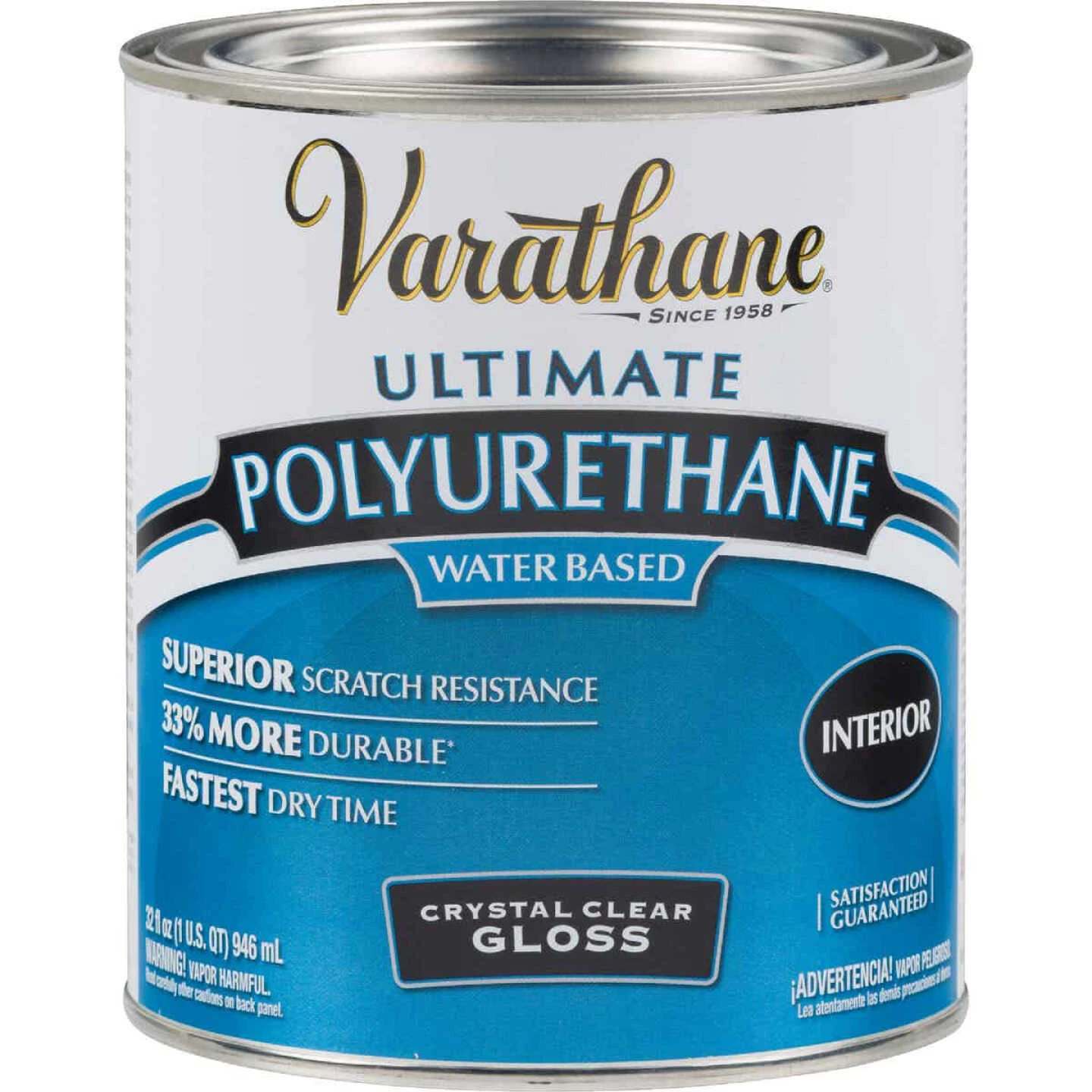 Varathane Gloss No Odor Water Based Interior Polyurethane, 1 Qt. 3 Varathane Gloss No Odor Water Based Interior Polyurethane, 1 Qt.